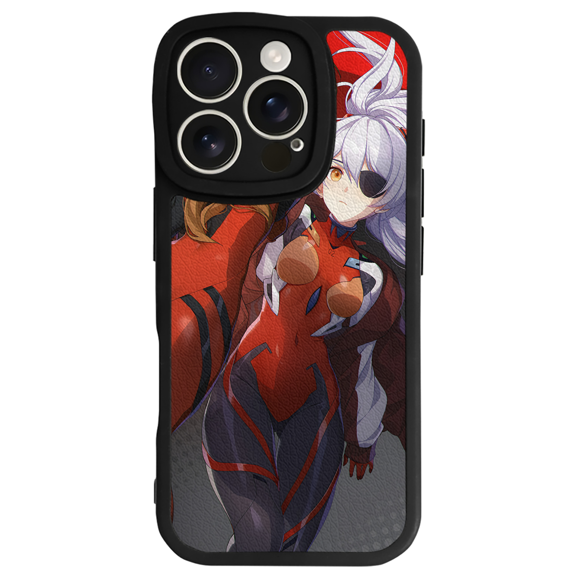 （画像用） EVA 新世紀エヴァンゲリオン 【iPhone 16シリーズ対応】シリコンスマホケース（レザー調） 材質：シリコン